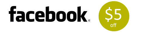 Facebook.com: discount for facebook users